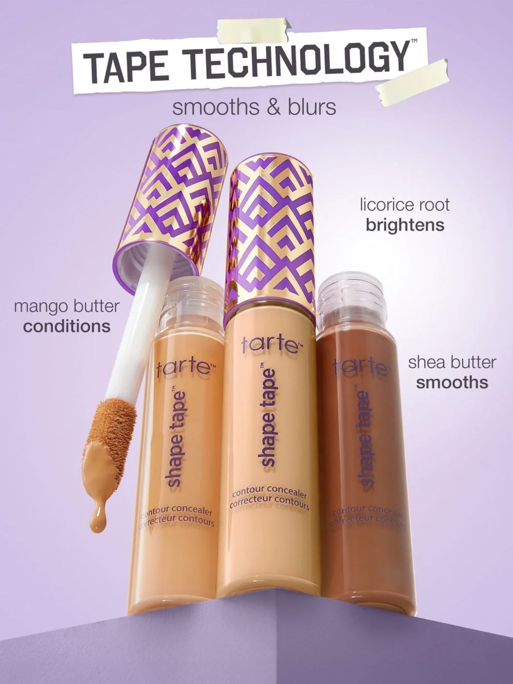 Tarte Shape tape™ concealer in 27H Light medium honey
